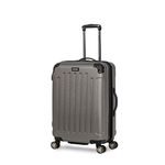 Kenneth Cole Reaction 24" Abs 8 Wheel Upright, Silver, 24-Inch Checked, Renegade_Collection