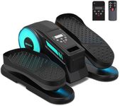 WithStar Under Desk Elliptical Machine, Electric Seated Pedal Exerciser for Seniors & Home Office, Whisper Quiet Motorized Leg Exerciser with 12 Adjustable Speeds, Low Impact Recovery Workout (Black)