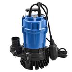 1/2 HP 115V HS2.4S Manual Electrical Submersible Wastewater Pump replacement for Tsurumi Pump HS2.4S-62 Submersible Trash Water Pump Single-Phase 53GPM 3180GPH 60Hz 2" Discharge & Suction Port