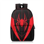 FENGJINRUHUA Super Hero Student computer school bag Classic Personality Spiderman multiple pockets Backpack (red 2)