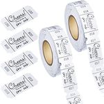 2 Rolls 1000 Pcs Drinks Tokens Cheers This Drink is on Us Drink Tickets Roll Creative Paper Tokens for Events Beer Wine Vouchers White Beverage Drink Tokens for Wedding Party Supplies (Classic Style)
