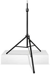 Ultimate Support TS-99BL - TeleLock Series Lift-assist Aluminum Speaker Stand, w/ Speaker Adapter, Xtra Height, Leveling Leg