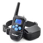 Petrainer PET998DRB1 Dog Training Collar Rechargeable and Rainproof 330 yd Remote Dog Training Collar with Beep, Vibra and Static Electronic Collar