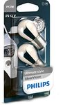 Philips 12496SVB2 PY21W Silver Vision, Indicator Bulbs with Silver Coating (2 x Bulbs)