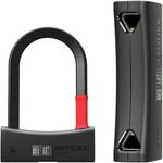 Seatylock Mason Bike U Lock - Patented Heavy Duty Anti Theft Diamond Secure ULock - Ultra Security Bicycle Safety Tool with Keys for City Electric or Mountain Bikes and Scooters (5.5 Inch)