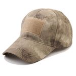 CHINWHI Baseball Cap Men Sun Protection Tactical Camo Hat Military Camo for Camping Camping Hiking Outdoors Sport Adjustable Unisex (ATAC, 1)