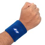 Nivia Wrist Band WB01 (S, Royal Blue)