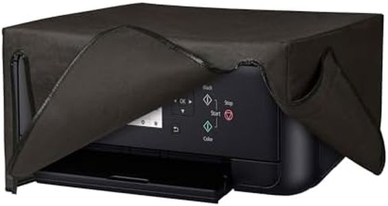 kwmobile Dust Cover Compatible with Canon Pixma TS5150 / 5151 / MG 2555 - Printer Case - Fabric Protector Cover - Dark Grey