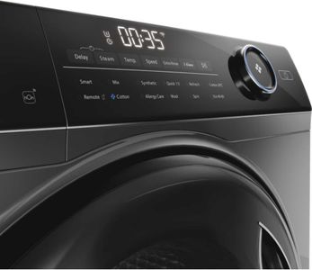 Haier 9kg Freestanding Washing Machine – 1400RPM, Graphite