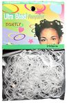 Pack of 250 Small Mini Hair Braiding Elastics Polyurethane Bands for Dreads Braids (Clear)