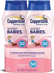 Coppertone Water Babies Sunscreen Lotion, SPF 50, 8 fl oz, 2-Pack