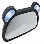 Door Wing Mirror Glass Car Seat Rearview Mirror Baby Auxiliary Observation Remote Control Auto Rearview Mirror 360 Degree Rotation replacement wing mirrors