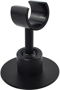 Soporte De Cabezal De Ducha De Mano, Soporte De Cabezal De Ducha De Mano De Acero Inoxidable 304 Ajustable, Soporte De Pared, Soporte De Varita De Ducha, Fundicion Cepillada (Negro)