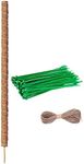 tallkeey Plant Moss Pole Monstera Pole Total Length 114cm, Bendable Coco Coir Totem Pole Plant Support, Monstera Plant Support for Indoor Climbing Plants Support