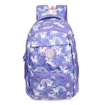 BEAUTY GIRLS By Hotshot 1558|School Bag|Tuition Bag|Unicorn Bag|College Backpack|For Girls & Women|18 Inch|28 Litre School Bag, Purple