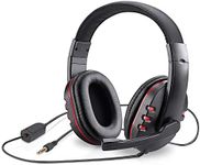 Picozon 3.5mm Gaming Headset Headphone with Microphone for PS4, PlayStation Vita, Mac, Laptop, Tablet, Computer, Mobile Phones