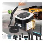 20-IN-1 Upgraded Steam Cleaner, 3-Level【#1 German CTL: 50% Effizienter – Akkufreier Stufengriff】【UK Tested: 99.99% Germ Kill – #1 German SPJ】Handheld Steam Cleaners for Home,Floor,Sofa,Car&Windows