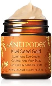 Antipodes Kiwi Seed Gold Anti-Aging Eye Cream – Brighten Skin & Address Dark Circles, Eye Bags & Fine Lines – with Vitamin C Eye Cream Ingredient Kiwi Seed Oil – Dry Skin – 30 ml