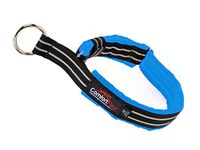 ComfortFlex Martingale Collar for Dogs - American Made Slip Collar, Reflective, Adjustable, No Pull Training Collar for Medium Dogs – Soft, 1.5 inch Wide, Fully Padded, Escape Proof - Medium, Blue Jay