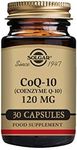 Solgar CoQ-10 (Coenzyme Q-10) 120mg Vegetable Capsules - Pack of 30 - Helps Reduce Effects of Aging - Supports Energy Production - Vegan, Gluten Free and Kosher