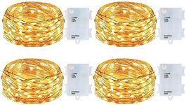 4 Pack Battery Operated Dewdrop Led