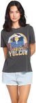 Volcom Women's Lock It Up Short Sleeve Tee, Black 324, Medium