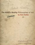 The Artist's Reality: Philosophies of Art