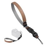 K&F Concept Camera Wrist Strap with Quick Release，Camera Hand Strap for All DSLR Camera Nikon Canon Sony Pentax