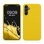 kwmobile Case Compatible with Samsung Galaxy A15 5G Case - TPU Silicone Phone Cover with Soft Finish - Radiant Yellow