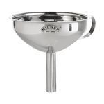 Kilner Silver Stainless Steel Strainer Funnel