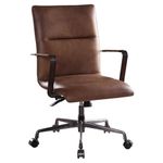 ACME Furniture 92568 Indra Executive Office Chair with Lift, Vintage Chocolate Top Grain Leather