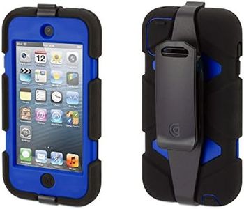 Black/Blue Survivor Case + Belt Clip for iPod touch (5th gen.)