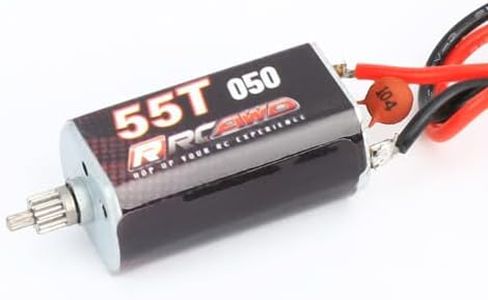 RCAWD SCX24 Motor 050 55t High Torque Brushed for Axial 1/24 SCX24 & AX24 Series Upgrades Parts