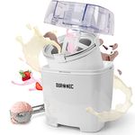 Duronic Ice Cream Maker Machine IM540 Homemade Gelato, Sorbet, Frozen Yoghurt Maker, Soft Serve Dessert Makers, Fresh Creamy Icecream in 30 Min, Compact Portable Design, Ideal for Family Home Recipes