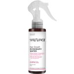 Soulflower Rosemary Water Spray for Hair Growth | Niacinamide & Mint | Hair Regrowth Spray | Instant Shine | Strengthens Hair Roots & Strand | Anti Hair Fall Cooling & Relaxing | All Hair Types 100ml