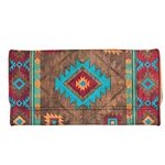 Biyejit African Tribal Pattern Women Travel Wallet Long Coin Purse Clutch Cell Phone Case Gift for Girls