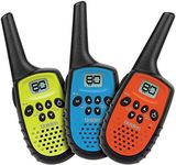 Uniden UH35-3 - 80 Channel Mini Compact UHF Handheld Radios: Triple Colour Pack