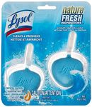 Lysol Automatic In-The-Bowl Toilet Cleaner, Cleans and Freshens Toilet Bowl, Ocean Fresh Scent, 2 Count (Pack of 1)