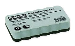 Bi-Office Light Weight Magnetic Board Eraser, Grey, 105 x 55 x 23 mm