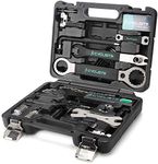 Cyclists 23 Piece Bike Tool Kit - Bicycle Repair Tool Box Compatible - Mountain/Road Bike Maintenance Tool Set with Storage Case