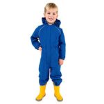 JAN & JUL Rain Coverall Suit for Kids Light-Weight Packable (Puddle-Dry: Blue, Size: 6 Years)