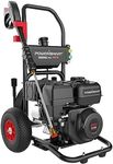 PowerSmart Gas Pressure Washer 3200 PSI, 2.5 GPM,3L Soap Tank, Metal Spray Wand, 5 Nozzles for House, Driveways (DB1051)