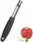 Soft Touch Apple Corer Remover Stainless Steel Core Seed Twist Pear Kitchen Tool Fruit Pear Corer Slicer Peeler with Sharp Serrated Blade Perfect Kitchen Utensil & Gadget for Coring Fruits