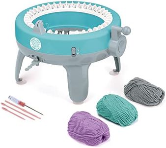 Knitting Circle Circle-TY6144 Petite Machine à Tricoter, Gants, Chapeaux et écharpes avec Fils Bicolores, TY6144, Multicolore, Product Size L22 5cm x H27cm x W27cm, Packaging si