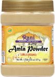 Rani Amla Powder (Indian Gooseberry) 20oz (1.25lbs) 571g PET Jar ~ All Natural | No Color | Gluten Friendly | Vegan | NON-GMO | Kosher | No Salt or fillers | Indian Origin