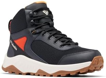 Columbia Trailstorm Ascend Mid WP, Scarponi da trekking alta Uomo, Black Super Sonic, 43.5 EU
