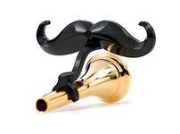 Brasstache - The Original Clip-on Mustache for French Horn Mouthpiece (French Horn)