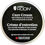 MAISON RODIN Care Cream Wood Wax for Wooden Cutting Boards and Utensils - 4 fl.oz, Butcher Block Beeswax