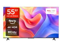 TCL 55PF650K 55-inch 4K Ultra HD, HDR TV, Smart LED Fire TV (Dolby Vision, Dolby Atmos, DTS, HDR 10, Alexa built-in, Airplay2, Miracast)