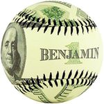 Ben Franklin $100 Dollar Souvenir Baseball